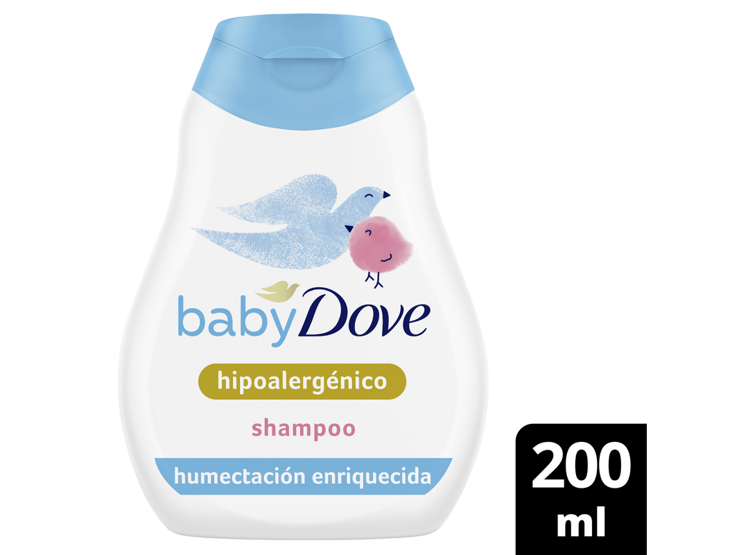 Shampoo Humectación Baby Dove Enriquecida sin lágrimas 200 ml