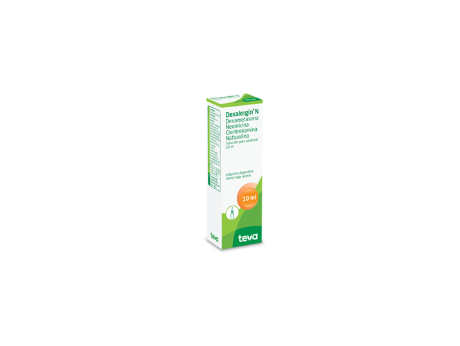 Desalergin N Solucion nasal para atomisar . Betametasona Neomisina Clorfeniramina Nafazolina