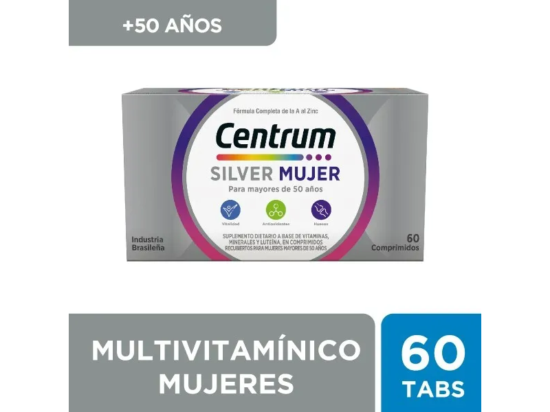 Suplemento Dietario Centrum Silver Mujer