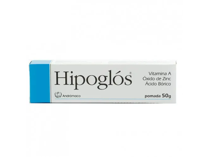 Hipoglos pomada x 50 gramos Viatmina A  Oxido de ZInc Acido Borico