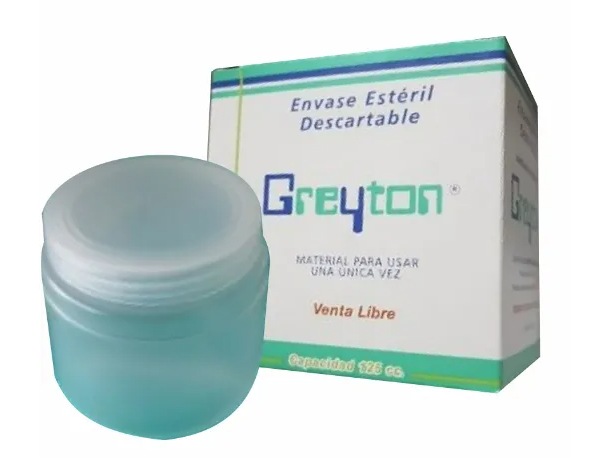 Envase Estéril Para Análisis Orina X 125cc Duro Anti Perdida - Greyton