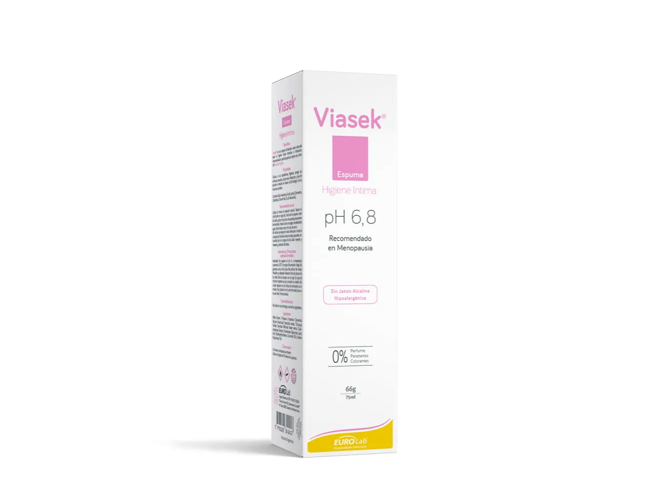 Viasek Espuma Íntima Ph 6.8  x 66 g