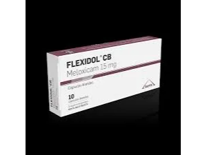Dolor Muscular Flexidol Cb Meloxicam 15mg Capsulas Rapida Accion X 10