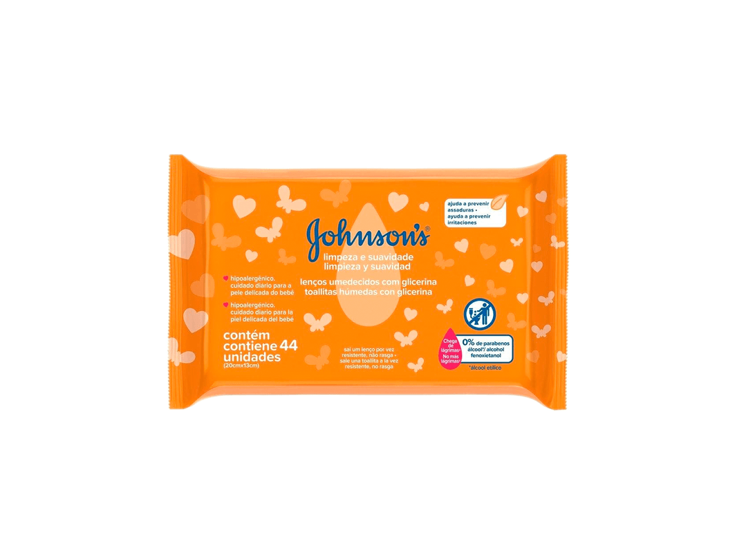 Toallitas Limpieza Y Suavidad Johnsons X 44unidades
