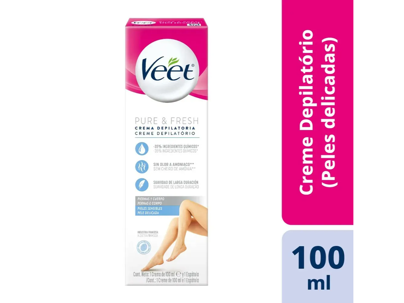 Veet Crema Depilatoria X 100ml. Piernas Y Cuerpo