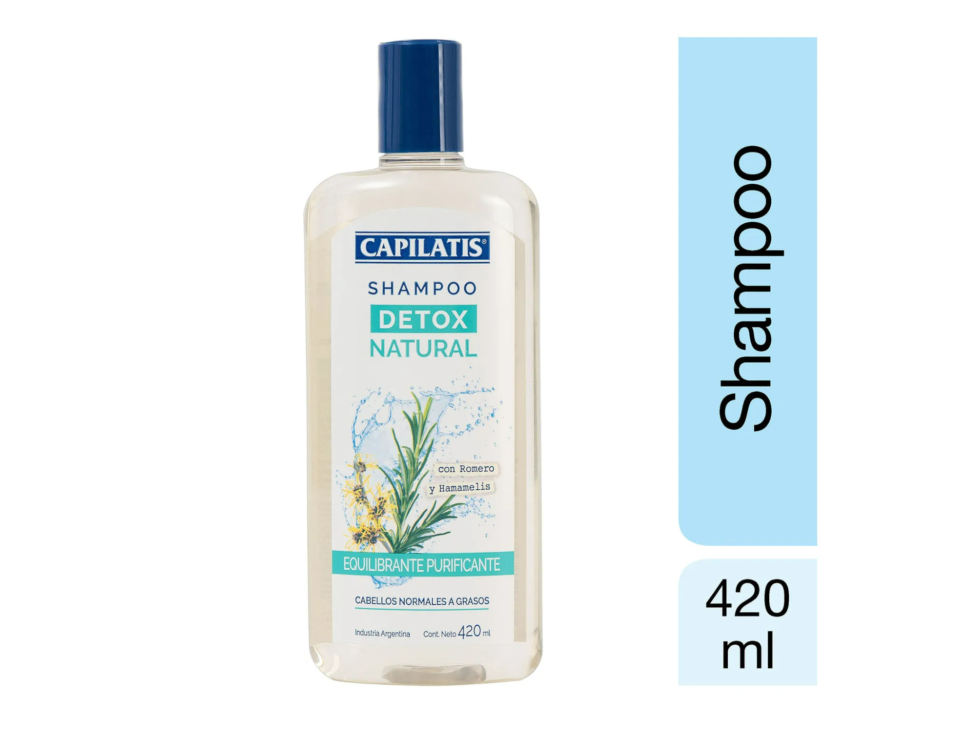 Capilatis Shampoo Detox Natural Equilibrante Purificante x 420 ml