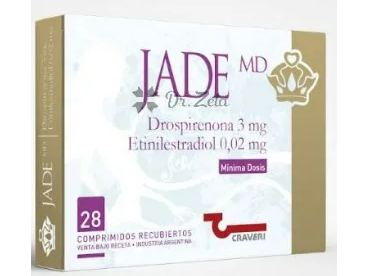 Jade Md 28 Comp Drospirenona 3 Mg- Etinilestradiol 0,02 Mg