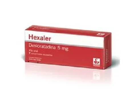 Hexaler X 7 Comprimidos. Desloratadina 5 Mg