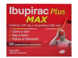 Ibupirac Plus Max , Simil Actron Plus . Dolor De Cabeza , Dolor De Cuerpo .