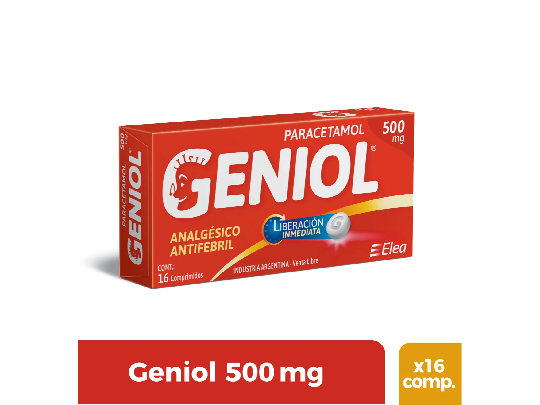 GENIOL 500 X 16 COMPRIMIDOS