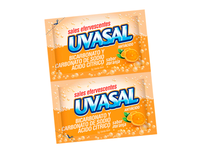 Uvasal Sabor Naranja X2 Sobres