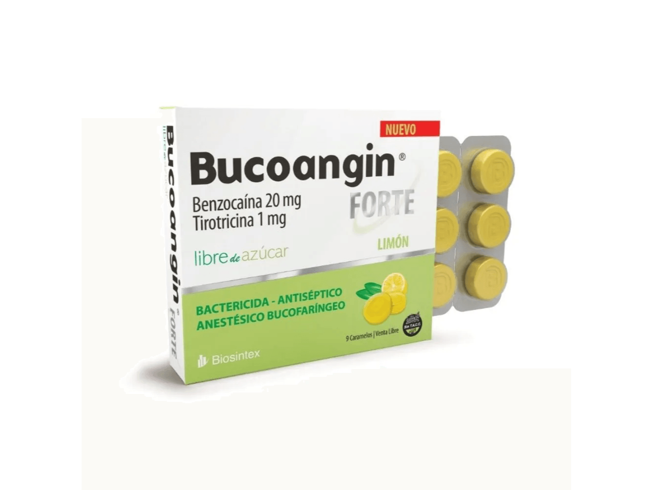 BUCOANGIN  CARAMELOS LIMON FORTE