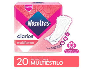 Nosotras Protectores Diarios Muliestilo x 20 unidades