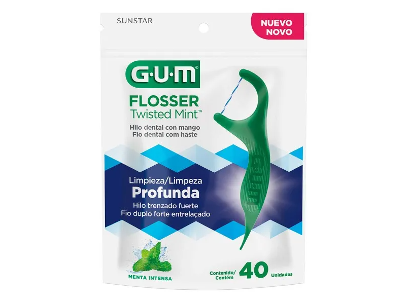 Gum Hilo Dental Flossers Sunstar Adulto