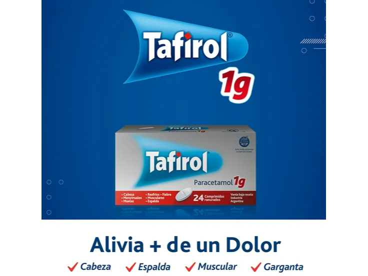Tafirol Paracetamol (1 g)  x 24  comp