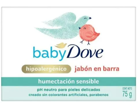 Babydove - Jabon En Barra Hipoalergenico - Piel Sensible - Ph Neutro Para Pieles Delicadas