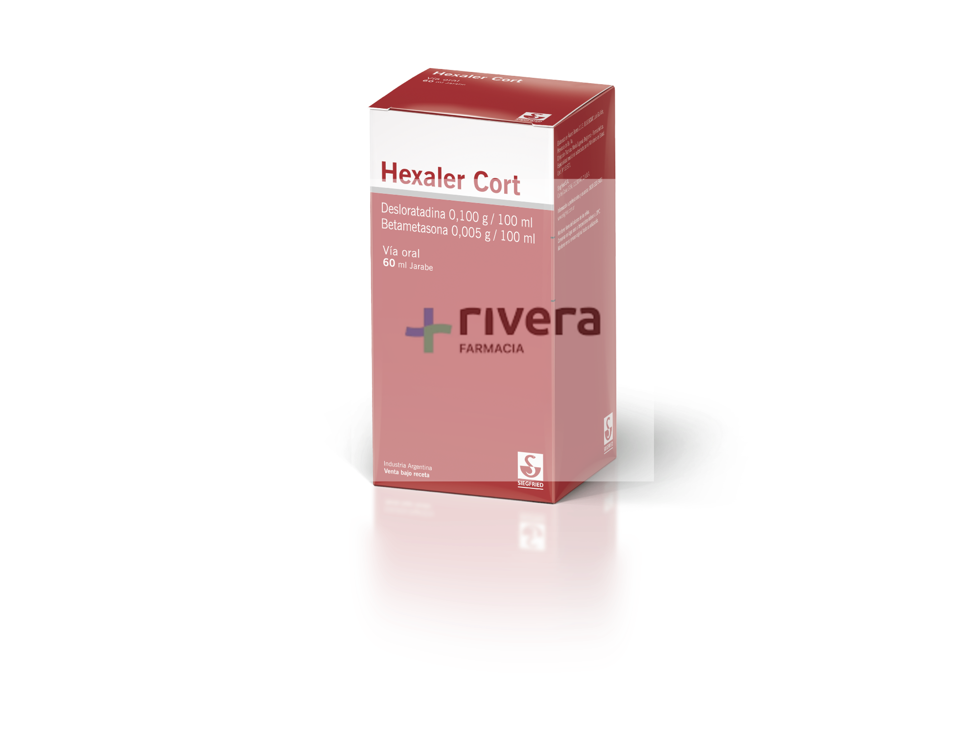 Hexaler Cort 60 Ml Jarabe Desloratadina + Betametasona . Antialergico