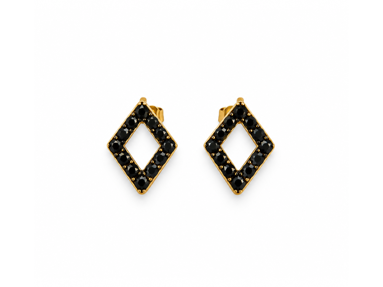 Aros de acero dorado