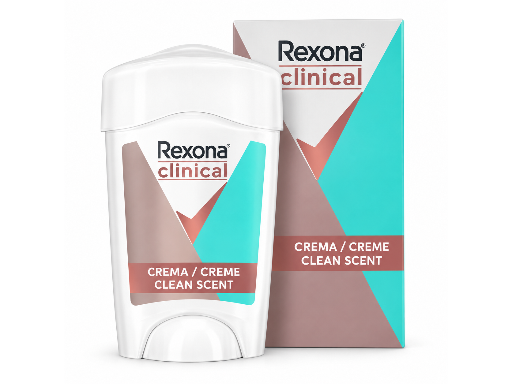 Rexona Clinical Woman - Antitranspirante barra Clean Scent x 48g