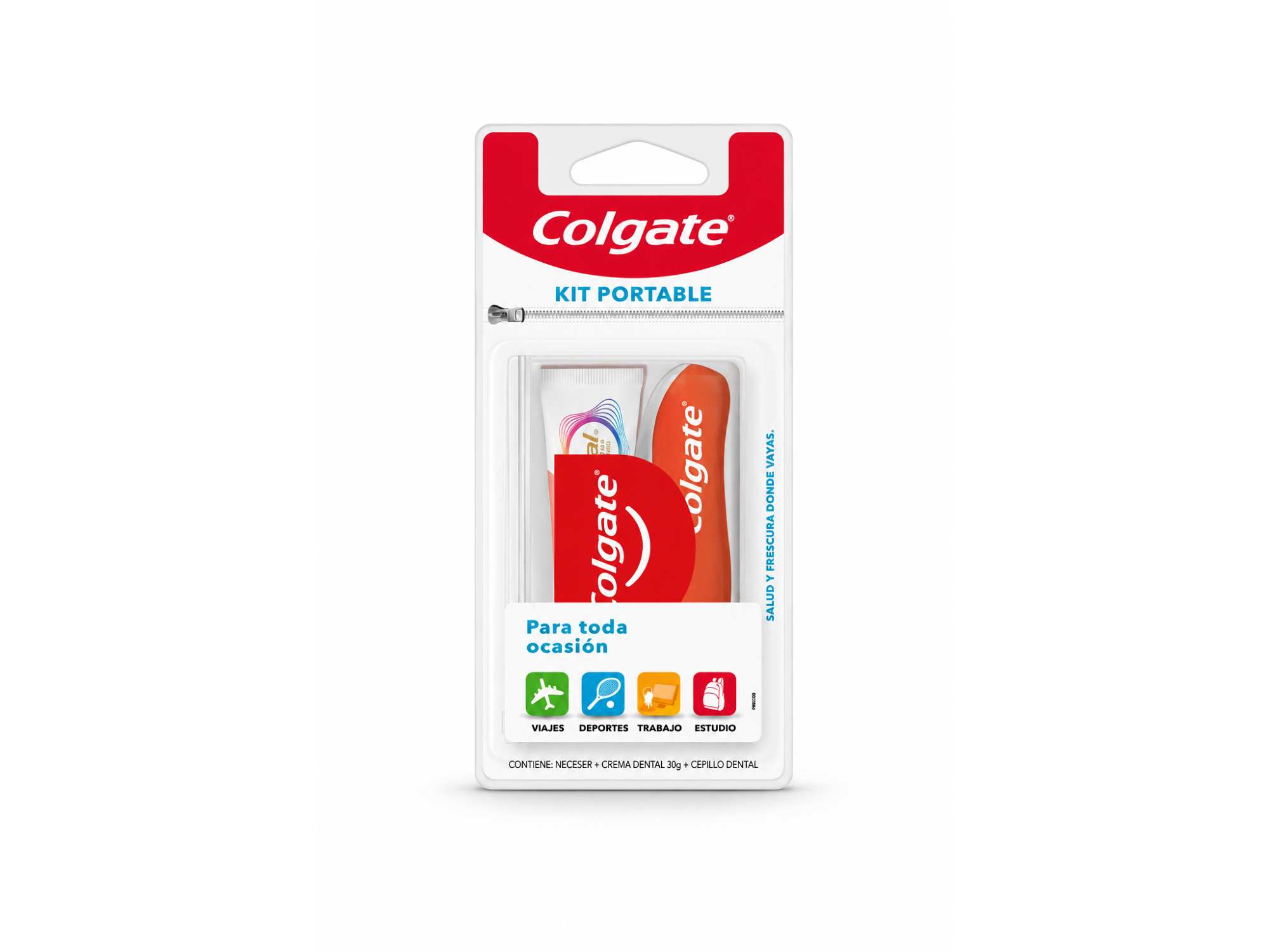 Colgate kit portable - Cepillo + crema dental 12 X 30