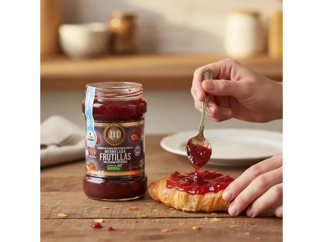 Mermelada con stevia