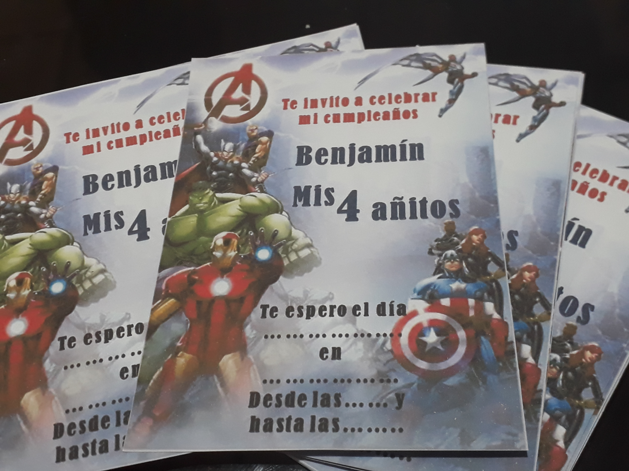 Tarjeta De cumple impresa