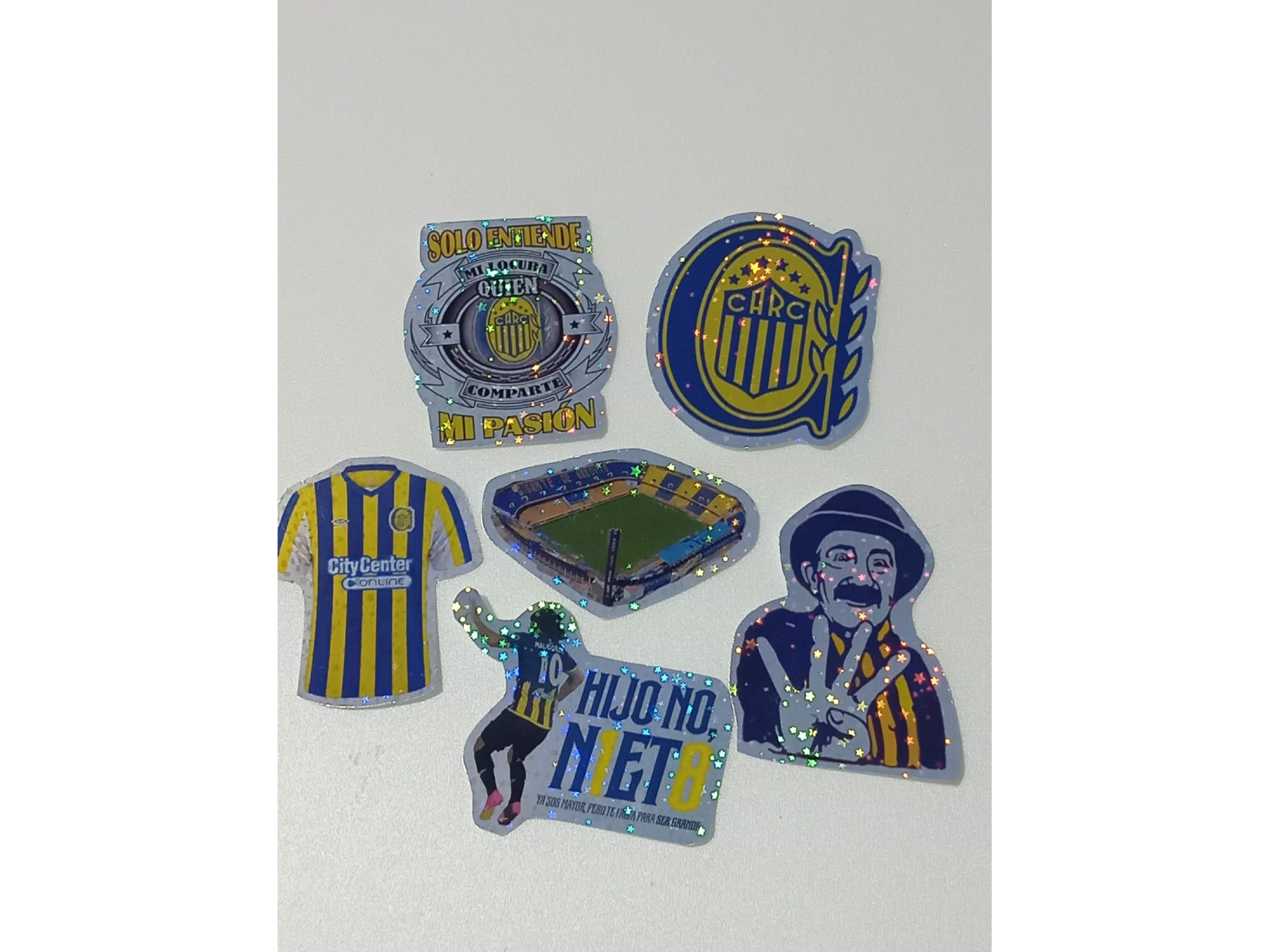 Plancha A4 stickers Holográficos (CORTADOS)