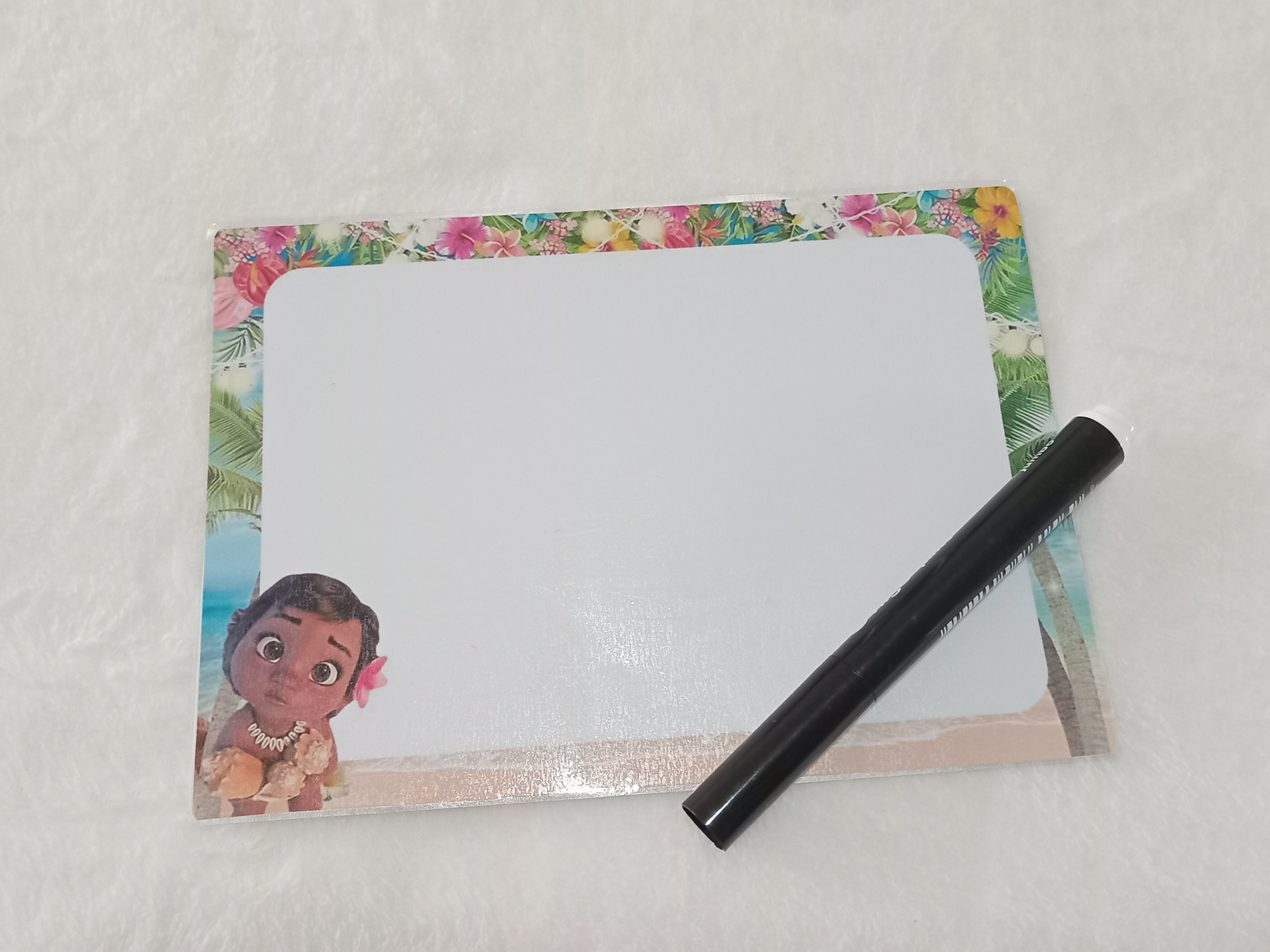 Pizarrita impresa plastificada