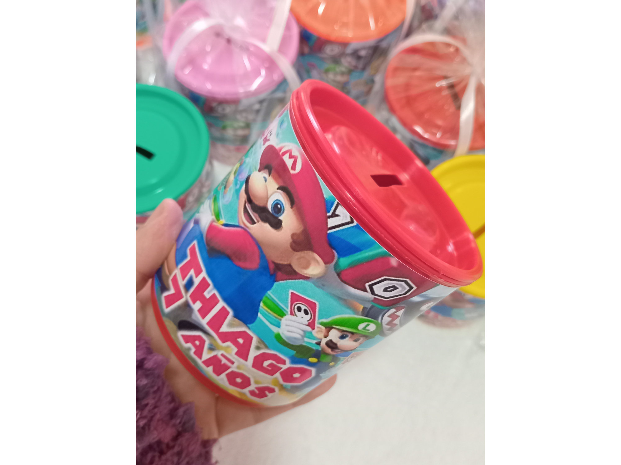 Alcancía plastica desmontable