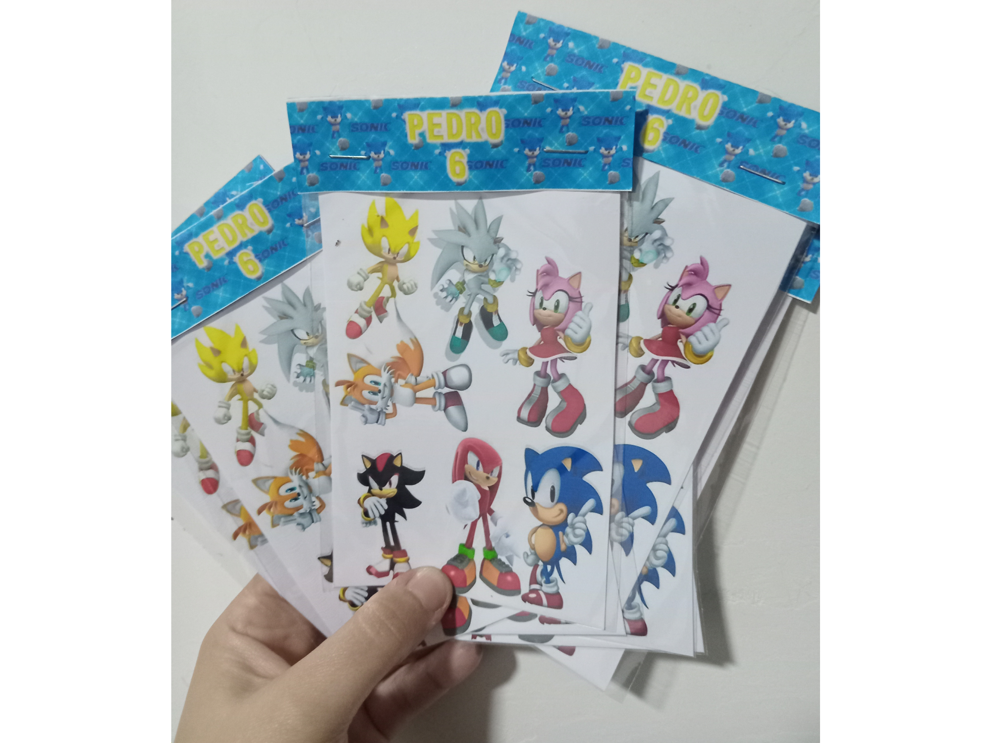 Planchita de stickers