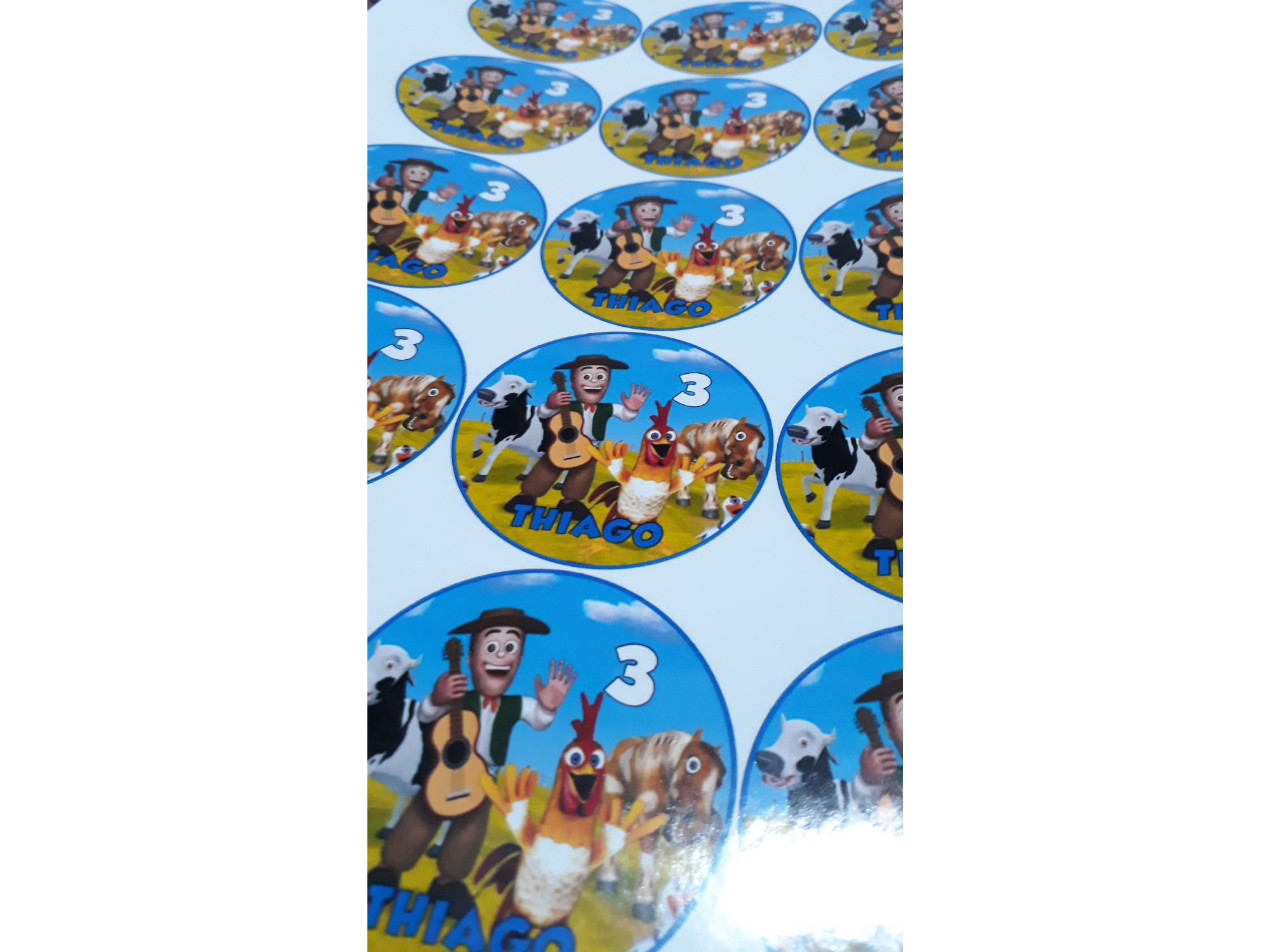 Plancha A4 de sticker comunes CORTADOS