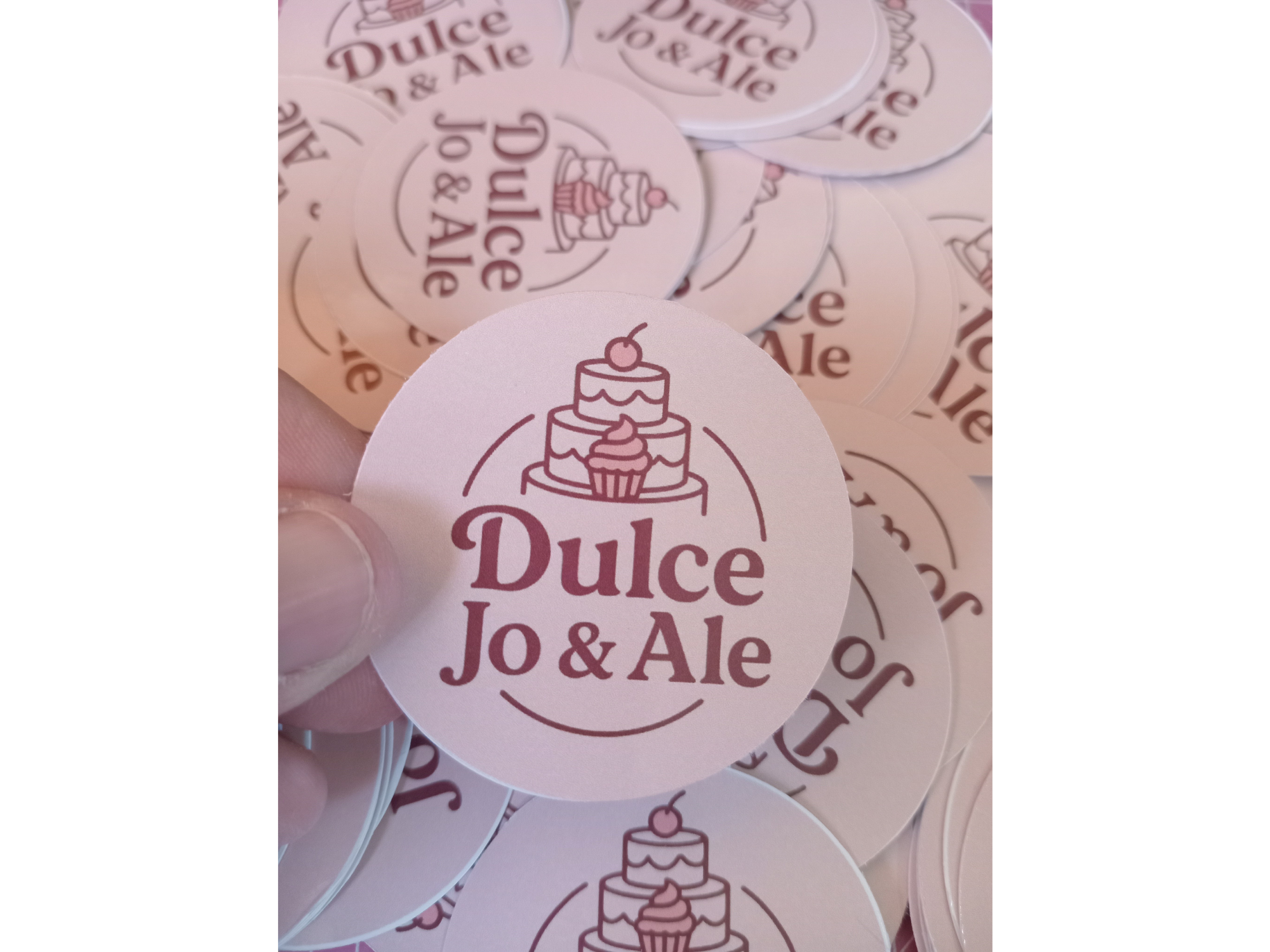 Pack x 100 stickers 5cm