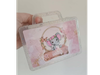Valijitas con glitter transparente