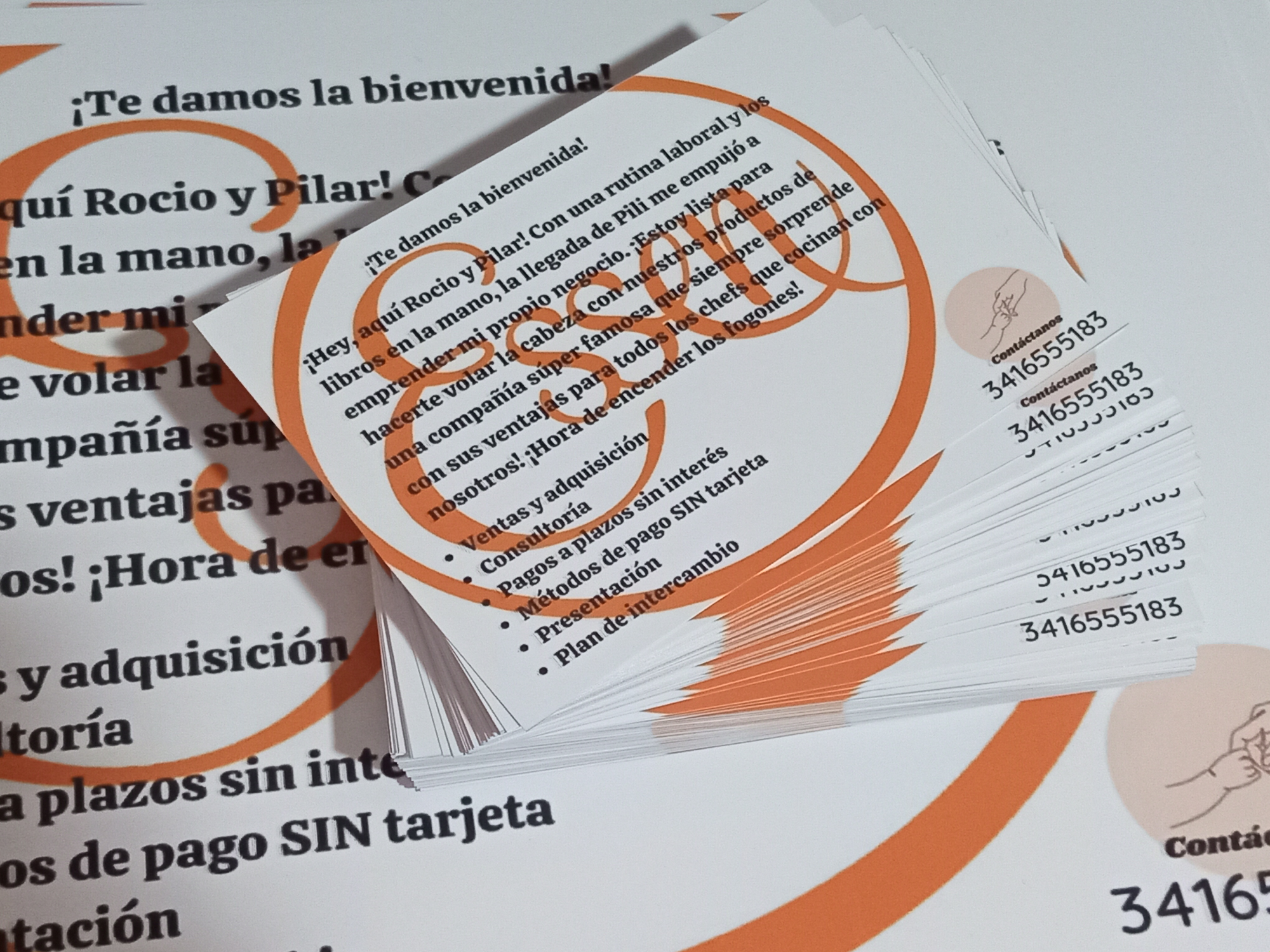 Pack x 100 folletos premium 9x13