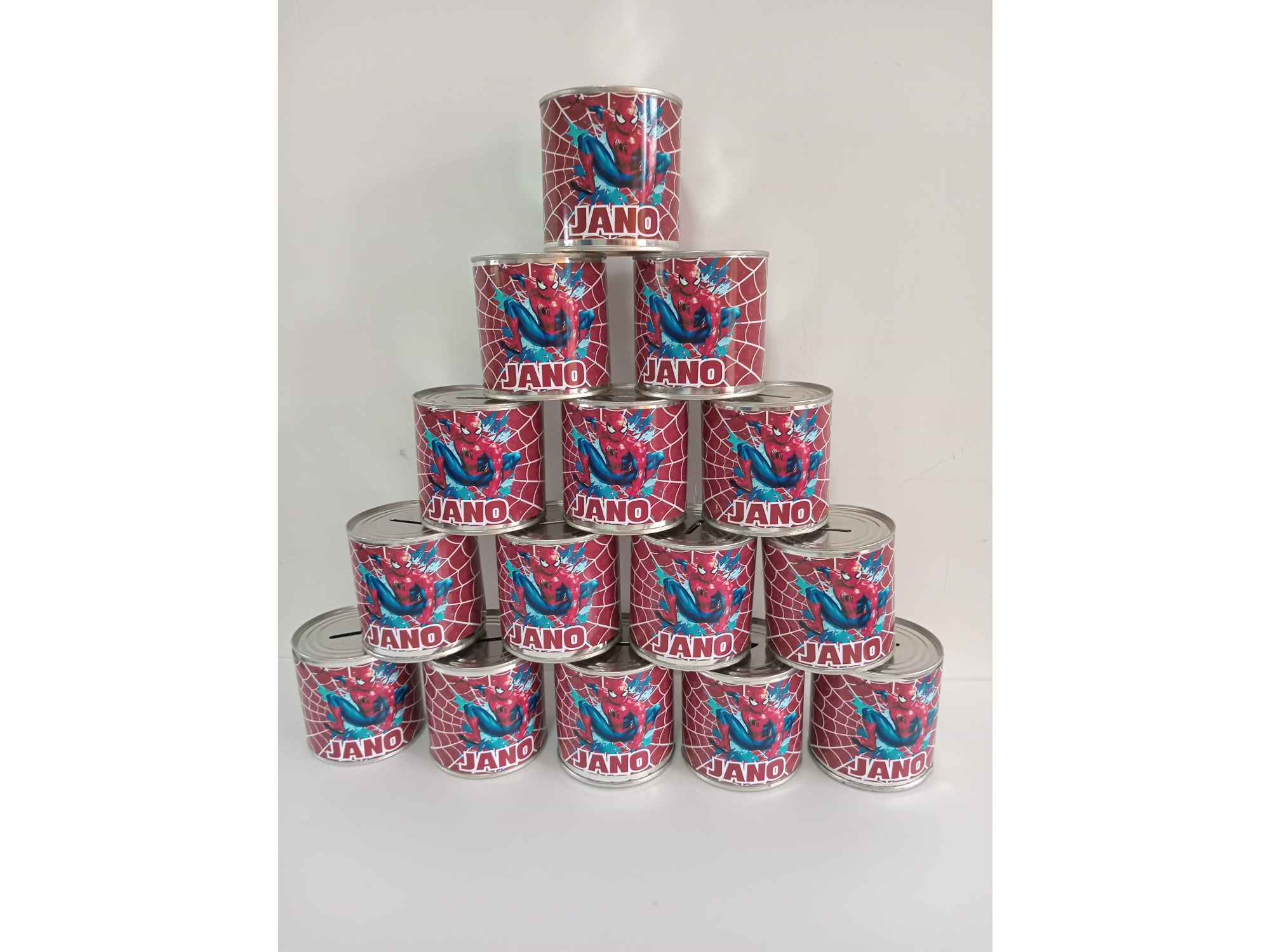 Alcancia lata personalizada