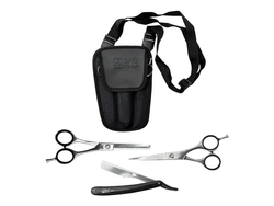 Kit Tijera Corte Y Pulir Navajin Cartuchera "COBALT"