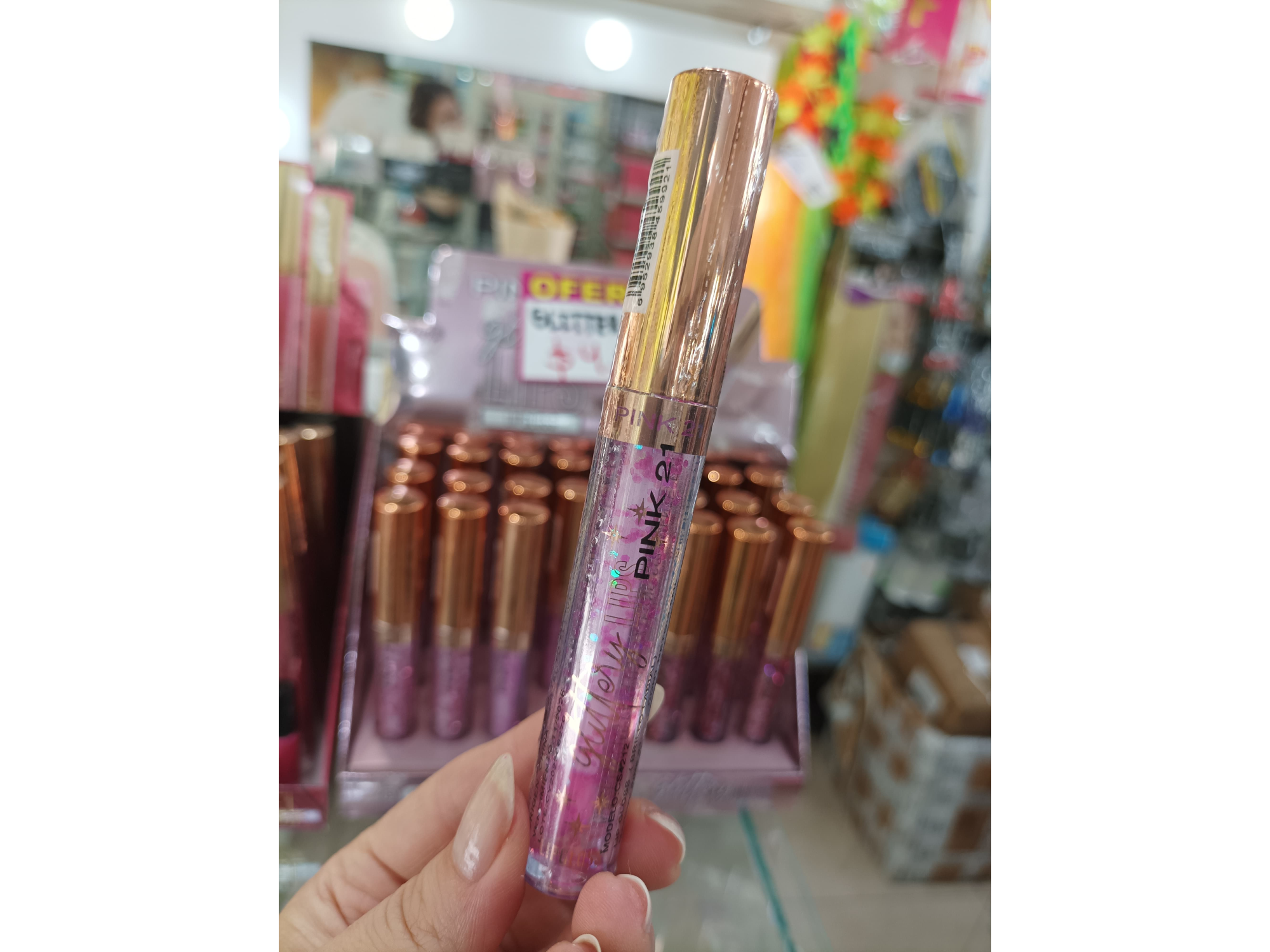 GLOSS GLITTER PINK 21