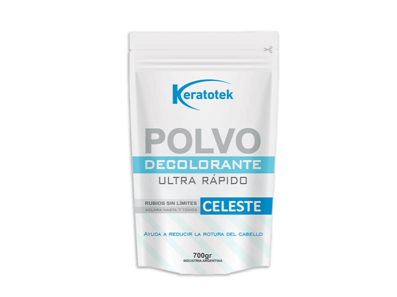 Polvo Decolorante Celeste x 700g - Keratotek