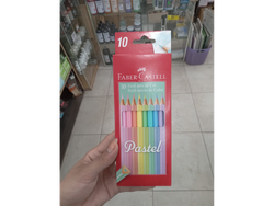 FABER CASTELL. 10 colores pastel