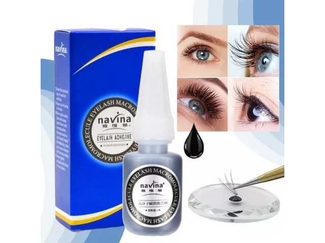 Pegamento P/ Pestañas Extra Fuerte Caja Azul X 10 Gr -navina