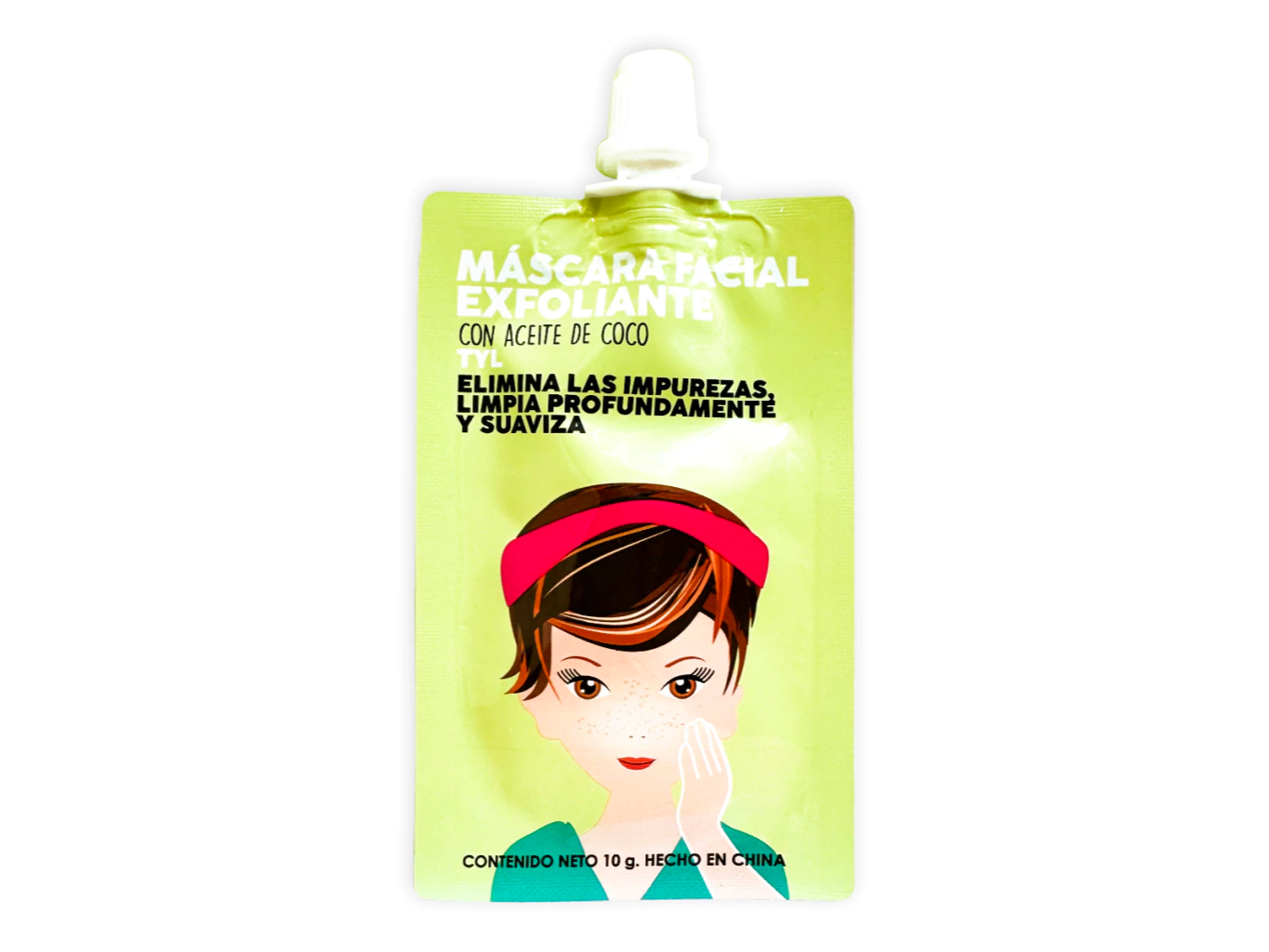 mascarilla crema facial con aceite de coco