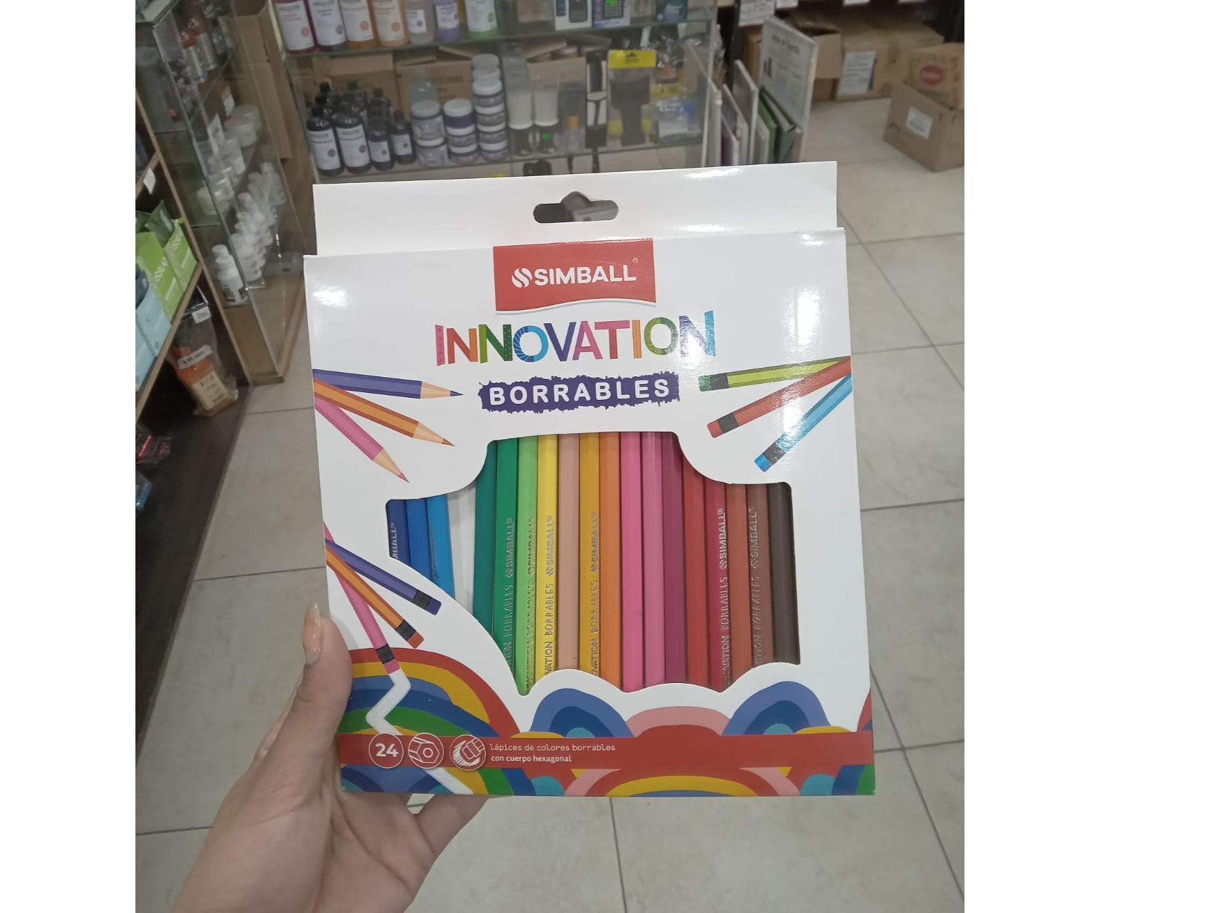 SIMBALL. 24 colores borrables