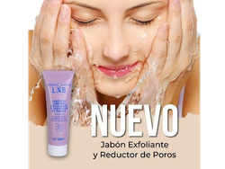 Jabon de limpieza exfoliante reductor de poros