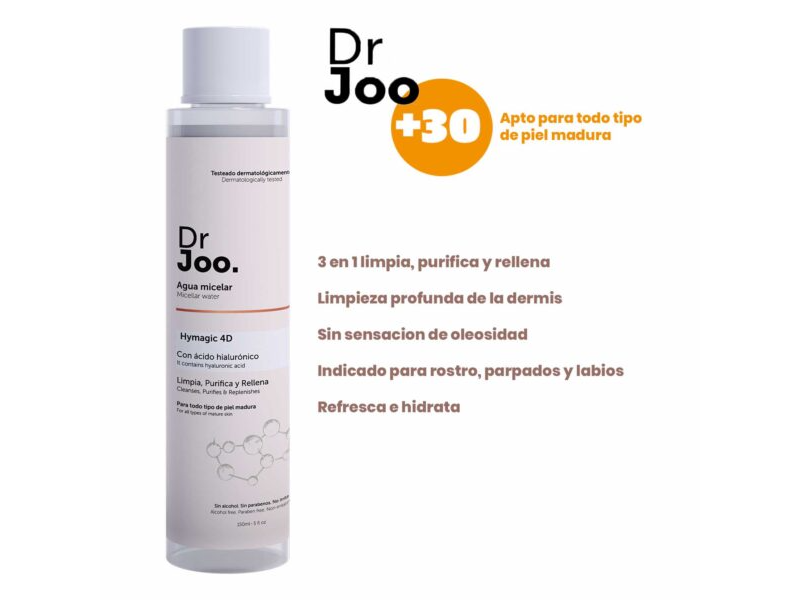 Agua micelar con acido hialuronico x150ml