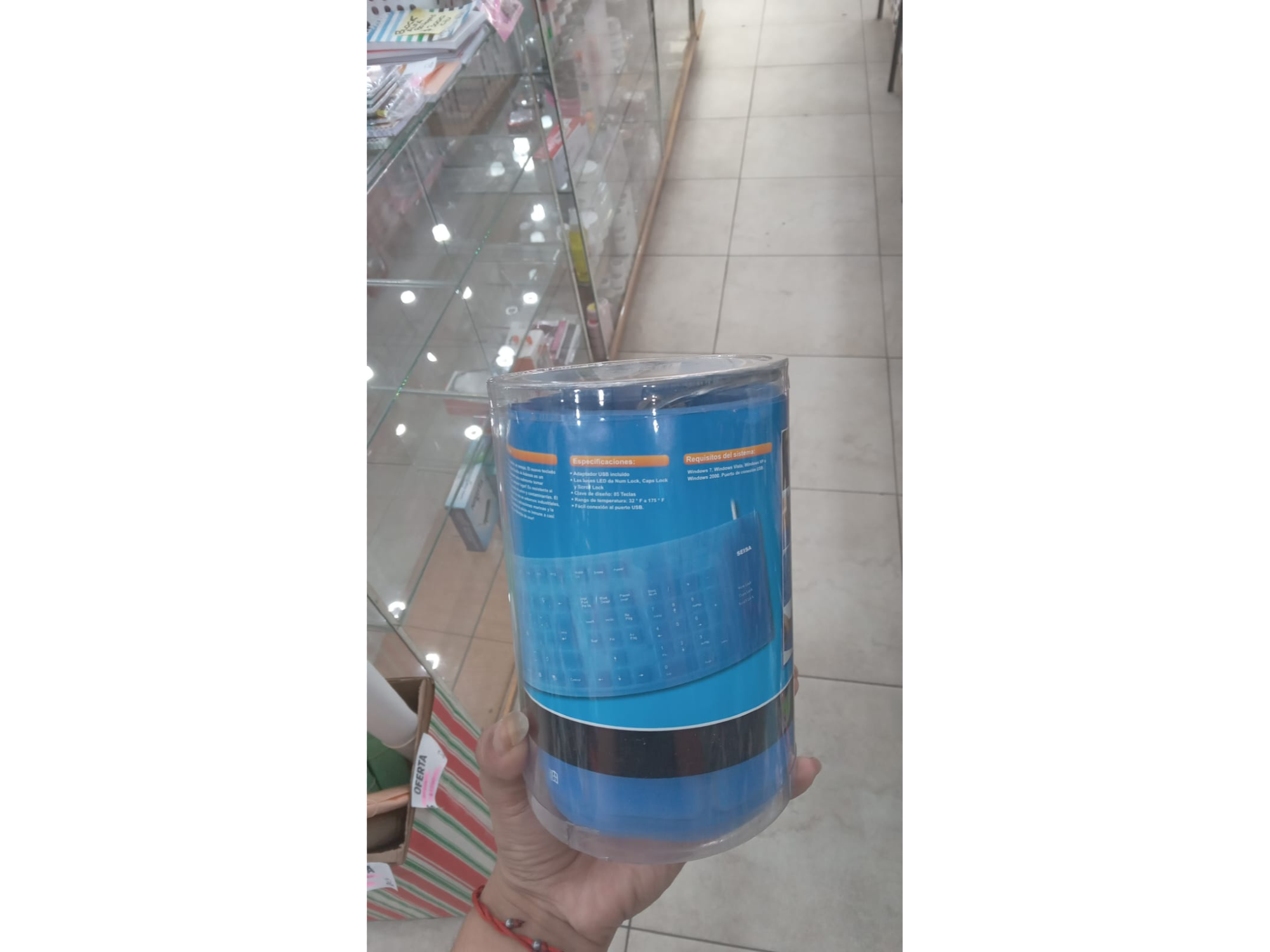 TECLADO FLEXIBLE DE SILICONA