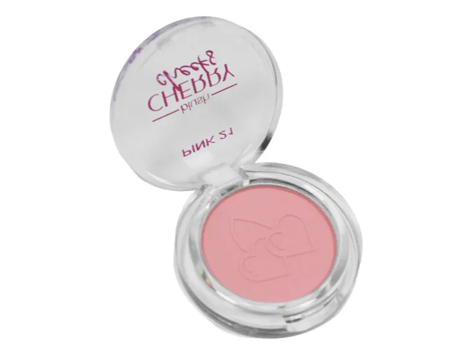Rubor Individual Cherry Cheeks Compacto Pink 21 Tono Del Maquillaje