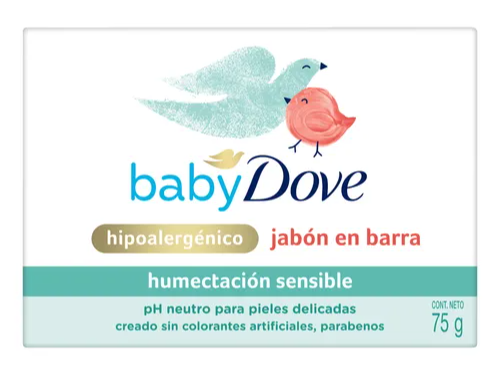 Dove Baby Jabon Barra Hipoalergénico Humec Sensible