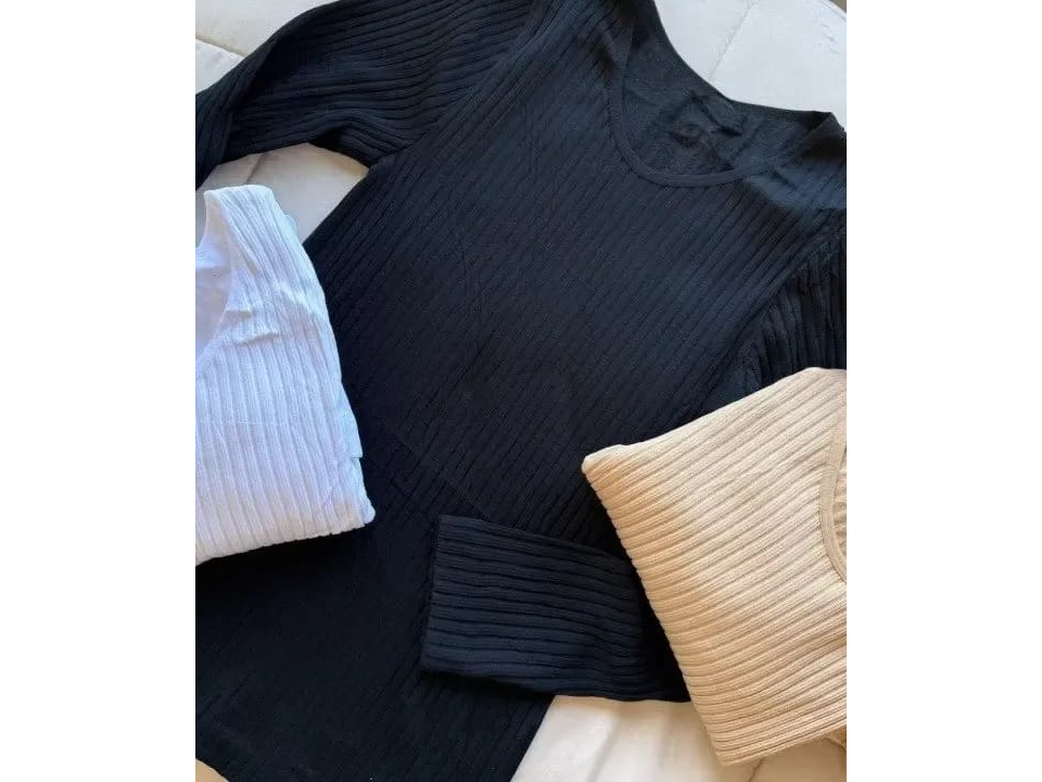 CAMISETA TERMICA DE MORLEY, CUELLO REDONDO