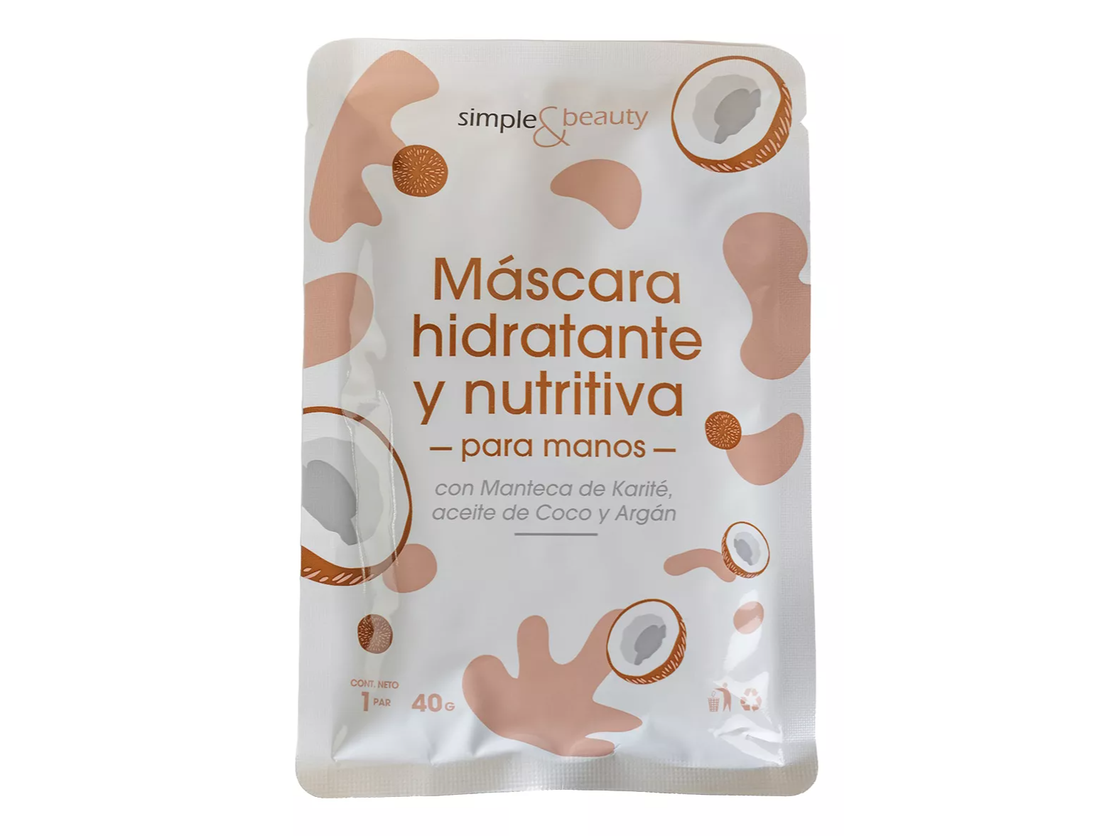Mascara Hidratante Y Nutritiva Para Manos Simple & Beauty