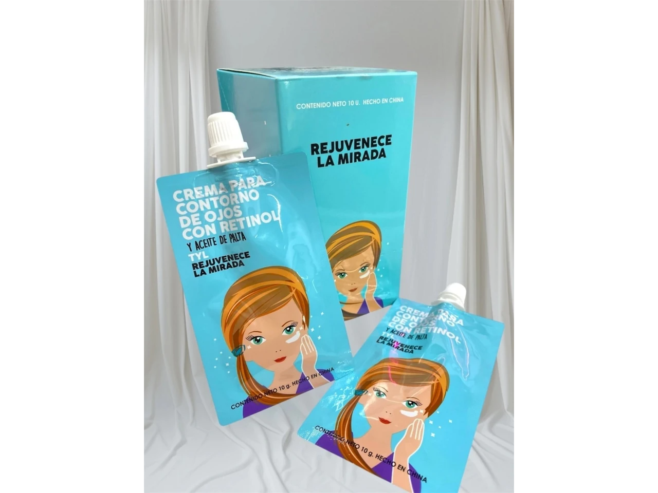 Crema para contorno de ojos con retinol